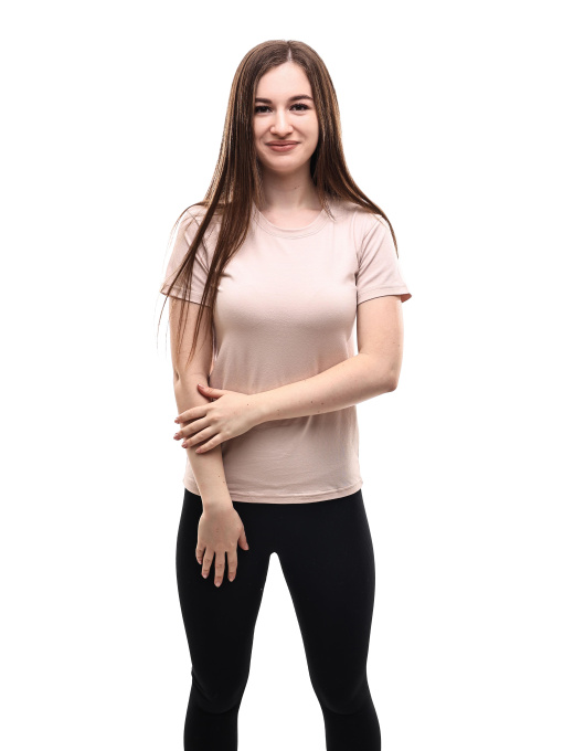 Футболка жіноча Бежевий LOOK SWEET модель 707842 Фото