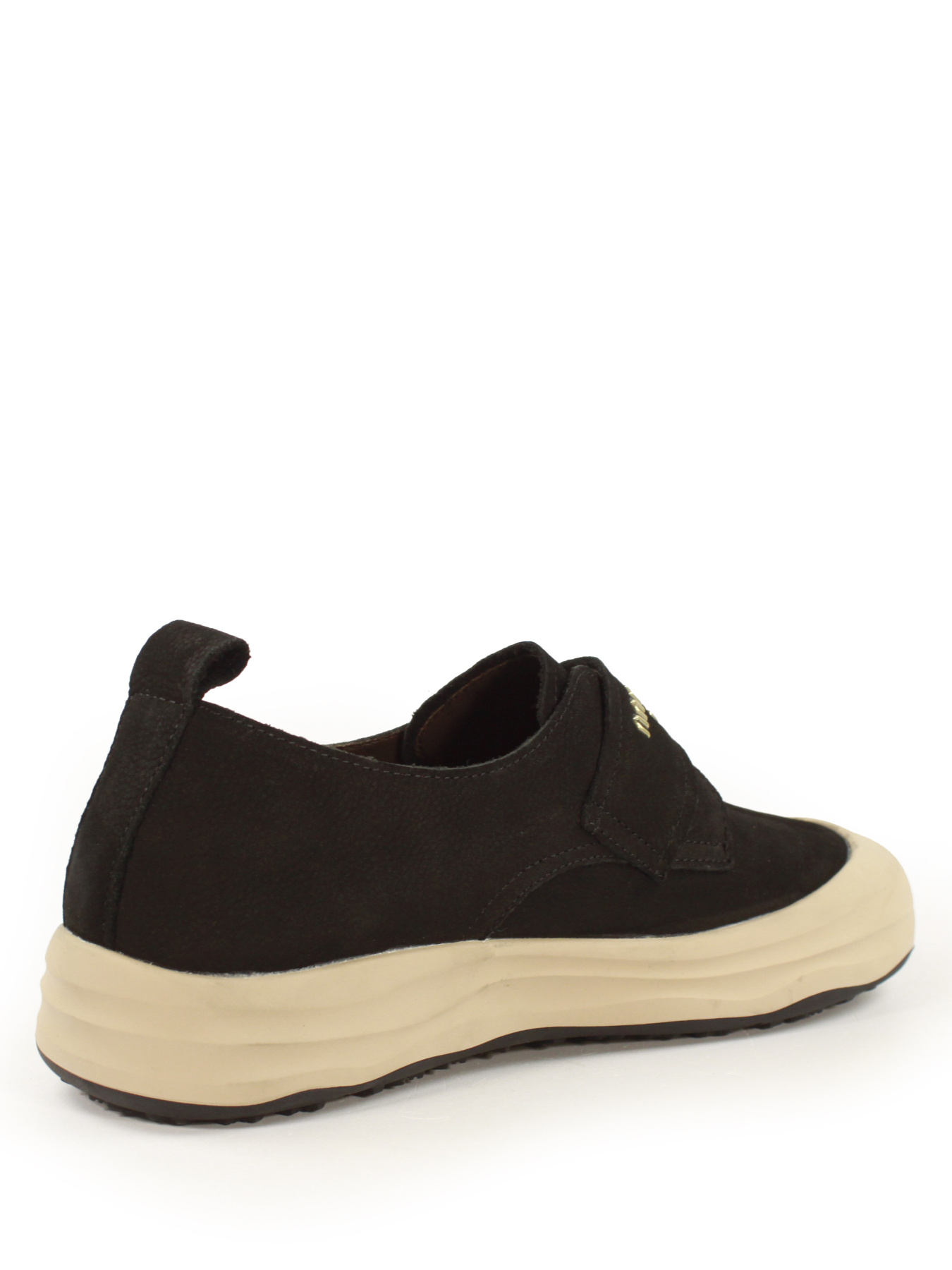 Женские нубоковые слипоны модель T292-black Фото