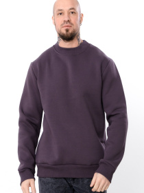 Теплий світшот чоловічий однотонний з манжетами, Графітовий Носи Своє (8167-025) модель 8167-025-nzhir Фото