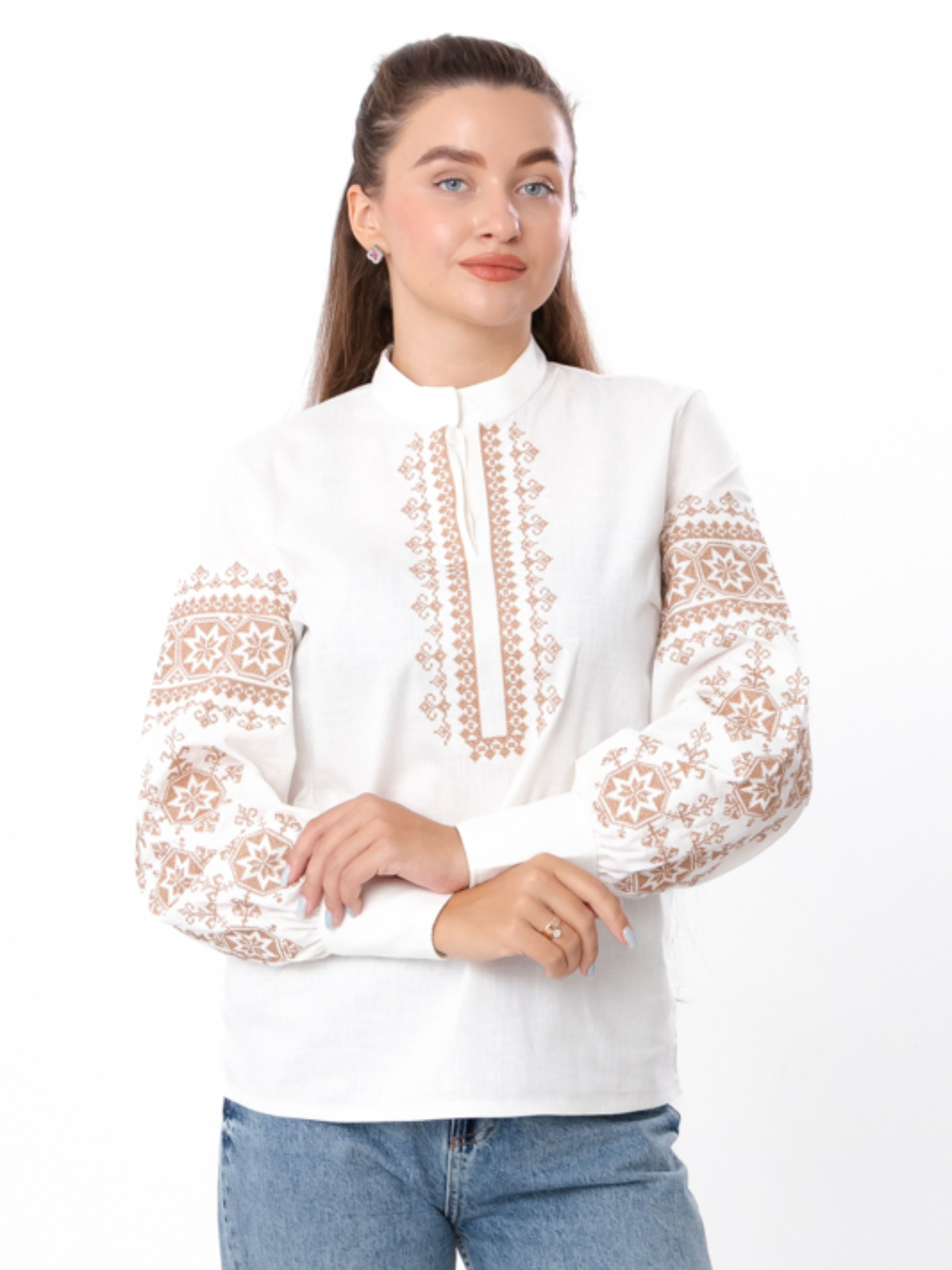 Вишита сорочка Носи своє модель 8409-132-22-svtlo-molochnij Вишита сорочка Носи своє модель 8409-132-22-svtlo-molochnij Фото