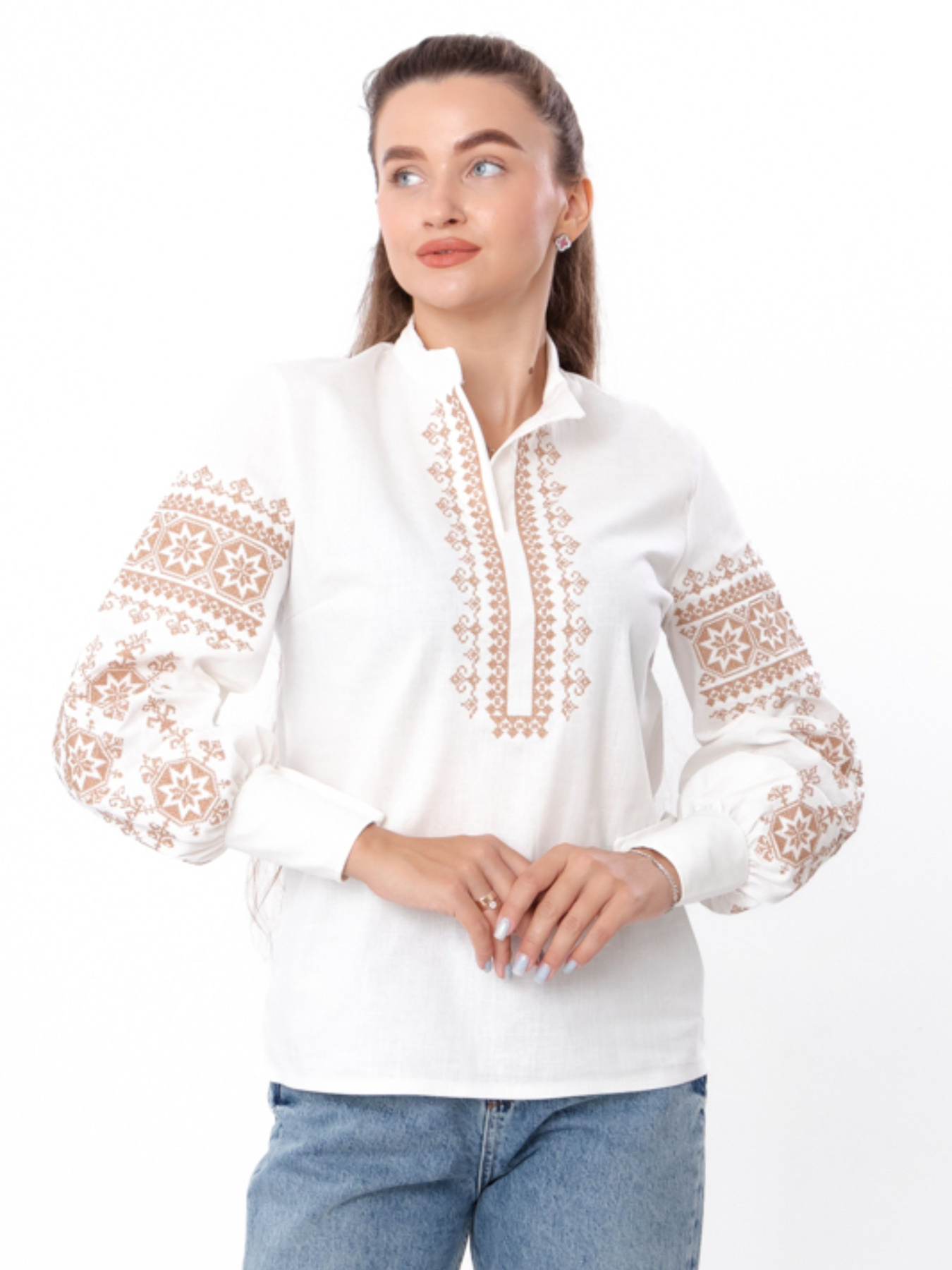 Вишита сорочка Носи своє модель 8409-132-22-svtlo-molochnij Вишита сорочка Носи своє модель 8409-132-22-svtlo-molochnij Фото
