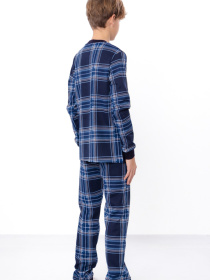 Пижама Носи своє модель 6076-024-33-1-1-kltinka-chornilxno-sinj-bezh Пижама Носи своє модель 6076-024-33-1-1-kltinka-chornilxno-sinj-bezh Фото