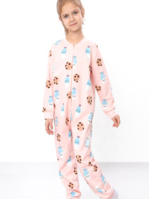 Комбінезон-спальник для дівчинки утеплений на блискавці, Світло-персиковий Носи Своє (6392-024-5) модель 6392-024-5-svtlo-persikovij-milk Фото