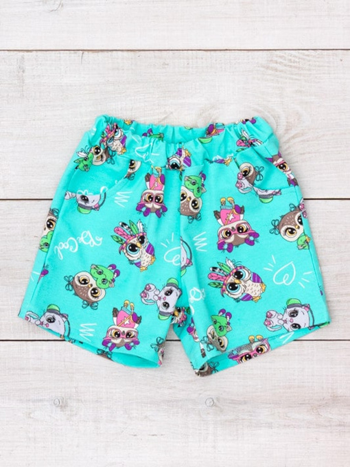 Повседневные шорты Носи своє модель 6033-055-sova-mentol Фото