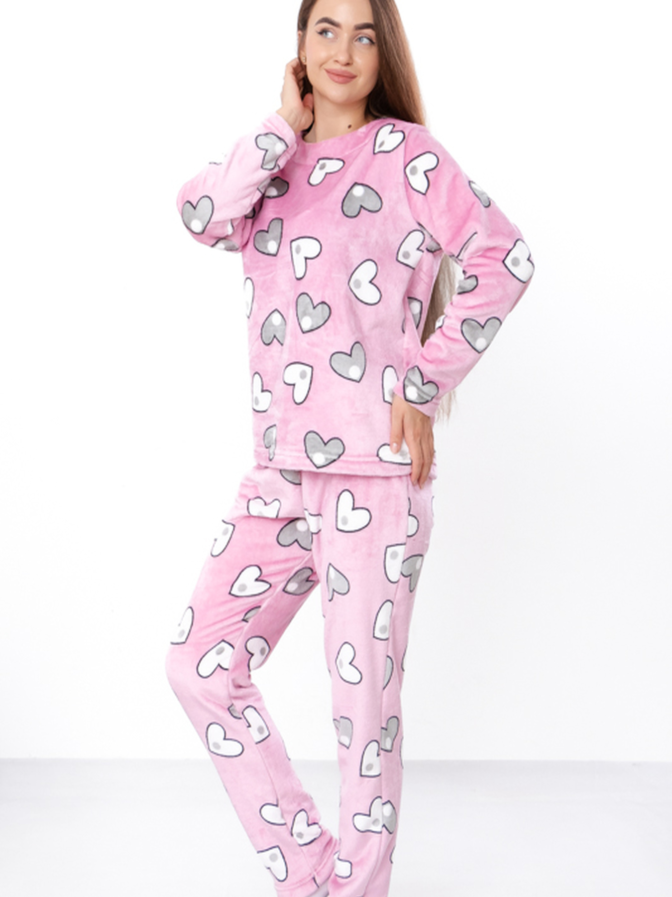 Пижама Носи своє модель 8162-035-serdechka-na-rozhevomu Фото