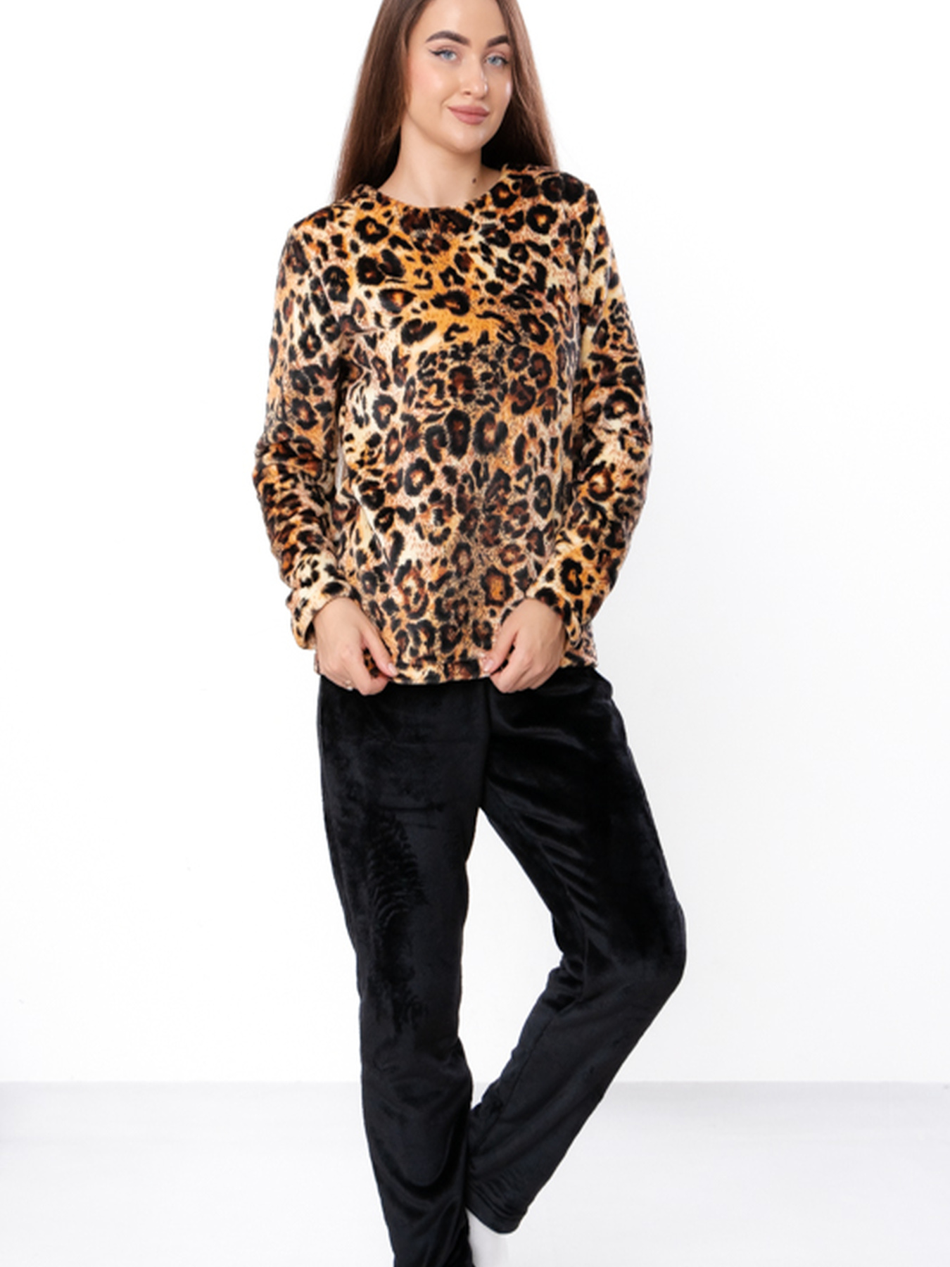 Пижама Носи своє модель 8162-035-1-leopard-korichnevij Фото