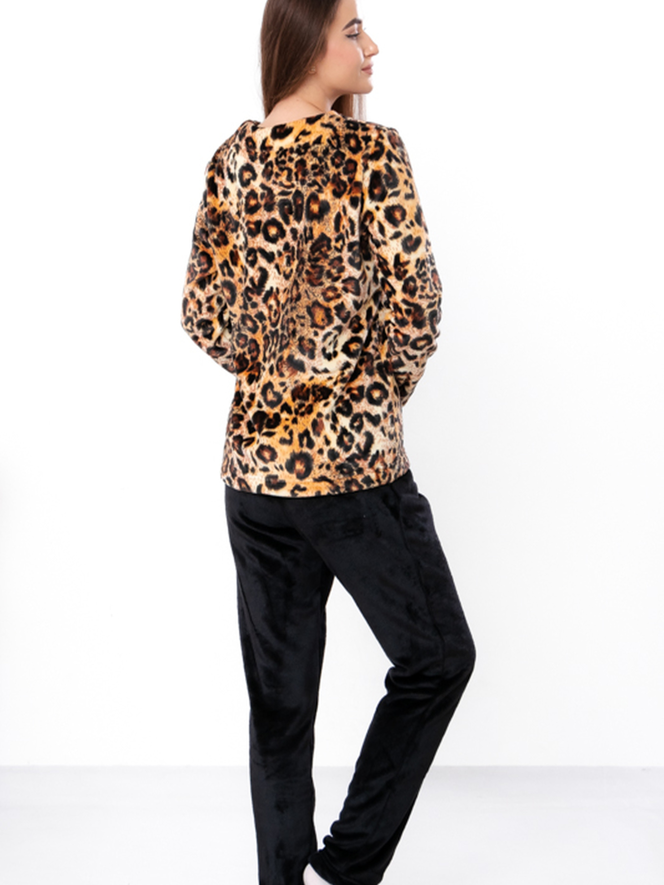 Пижама Носи своє модель 8162-035-1-leopard-korichnevij Фото