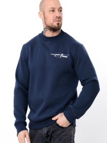 Чоловічий теплий світшот з написом "THE NEXT", Темно-синій Носи Своє (8167-025-33) модель 8167-025-33-sinxo-chornij Фото