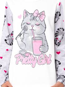 Пижама Носи своє модель 6076-024-33-2-koti-srij-melanzh Фото