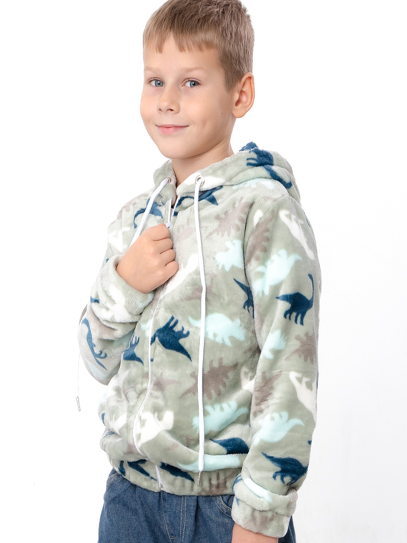 Флісова кофта Носи своє модель 6071-035-4-dinozavriki-m-qtno-zelenij Фото