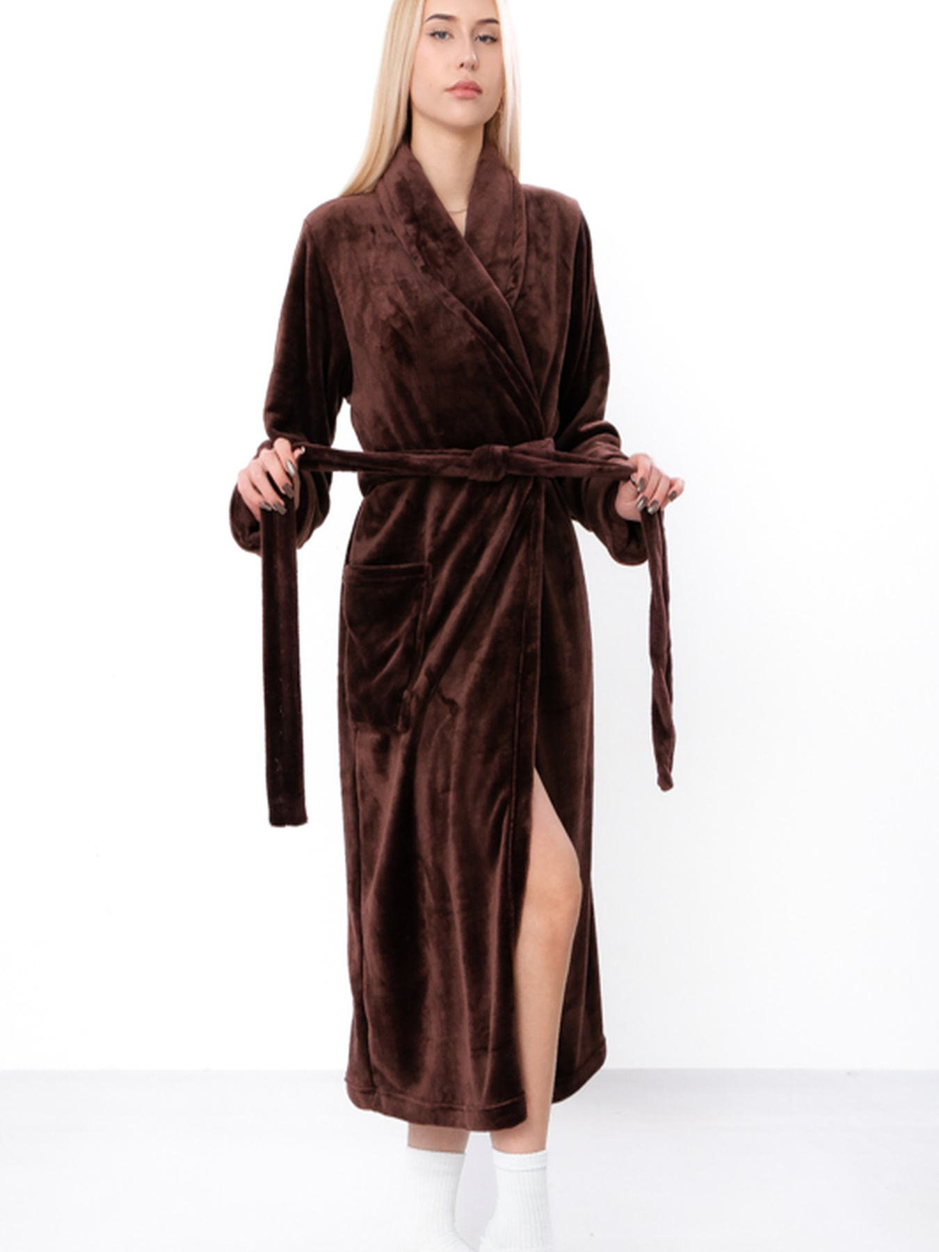 Халат Носи своє модель 8577-034-temno-korichnevij Фото