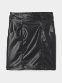 Юбка мини H&M модель 7962430log_Черный Фото