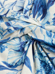 Спідниця міді H&M модель 10840740wer_Бело-синий Фото