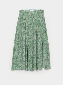 Спідниця міді H&M модель 8670441wer_Зеленый Фото