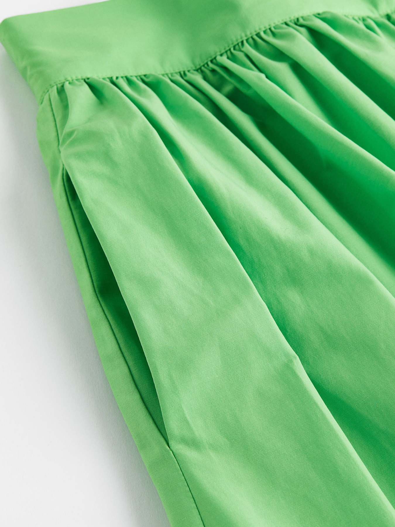 Юбка миди H&M модель 1162516wer_Салатовый Юбка миди H&M модель 1162516wer_Салатовый Фото