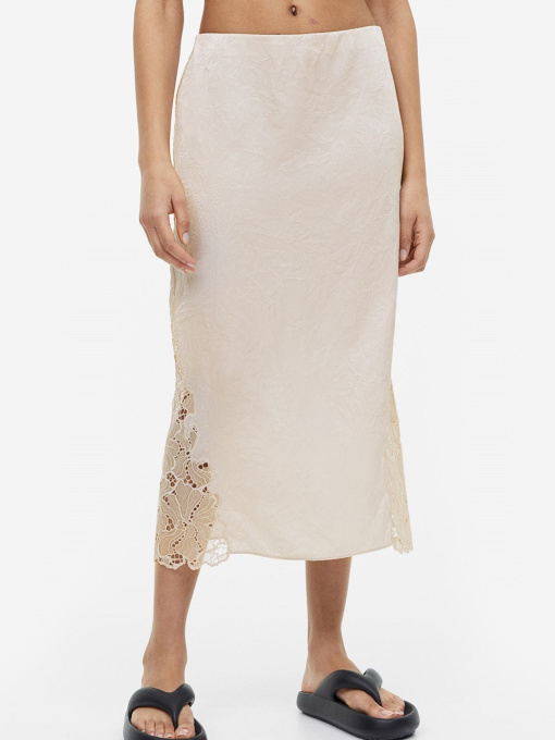 Юбка модель 1162416wer_Светло-бежевый Фото