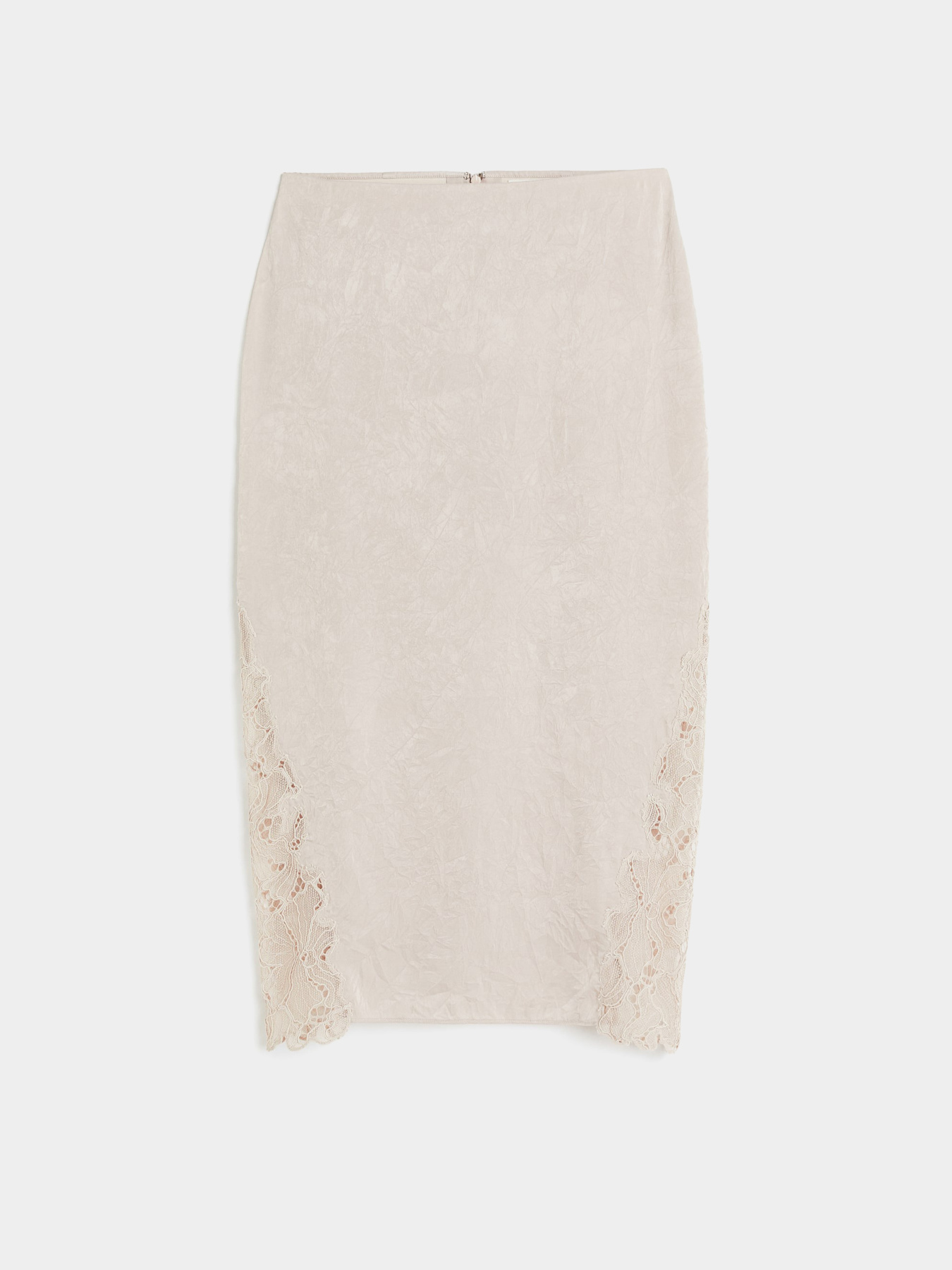 Юбка миди H&M модель 1162416wer_Светло-бежевый Фото