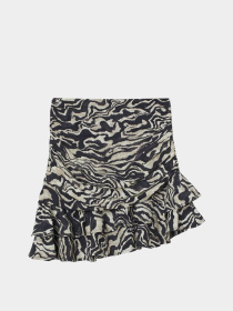 Юбка мини H&M модель 9559572wer_Черно-бежевый Юбка мини H&M модель 9559572wer_Черно-бежевый Фото