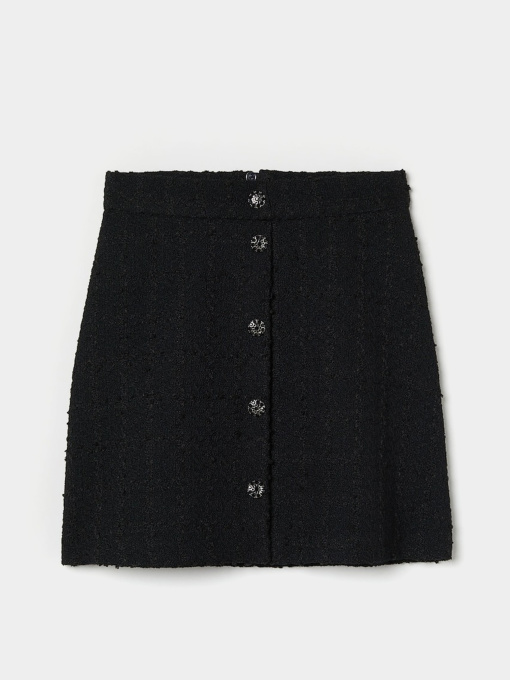 Юбка мини H&M модель 1415883wer_Черный Фото