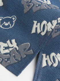 Спідниця міні H&M модель 10449335wer_Синий Спідниця міні H&M модель 10449335wer_Синий Фото