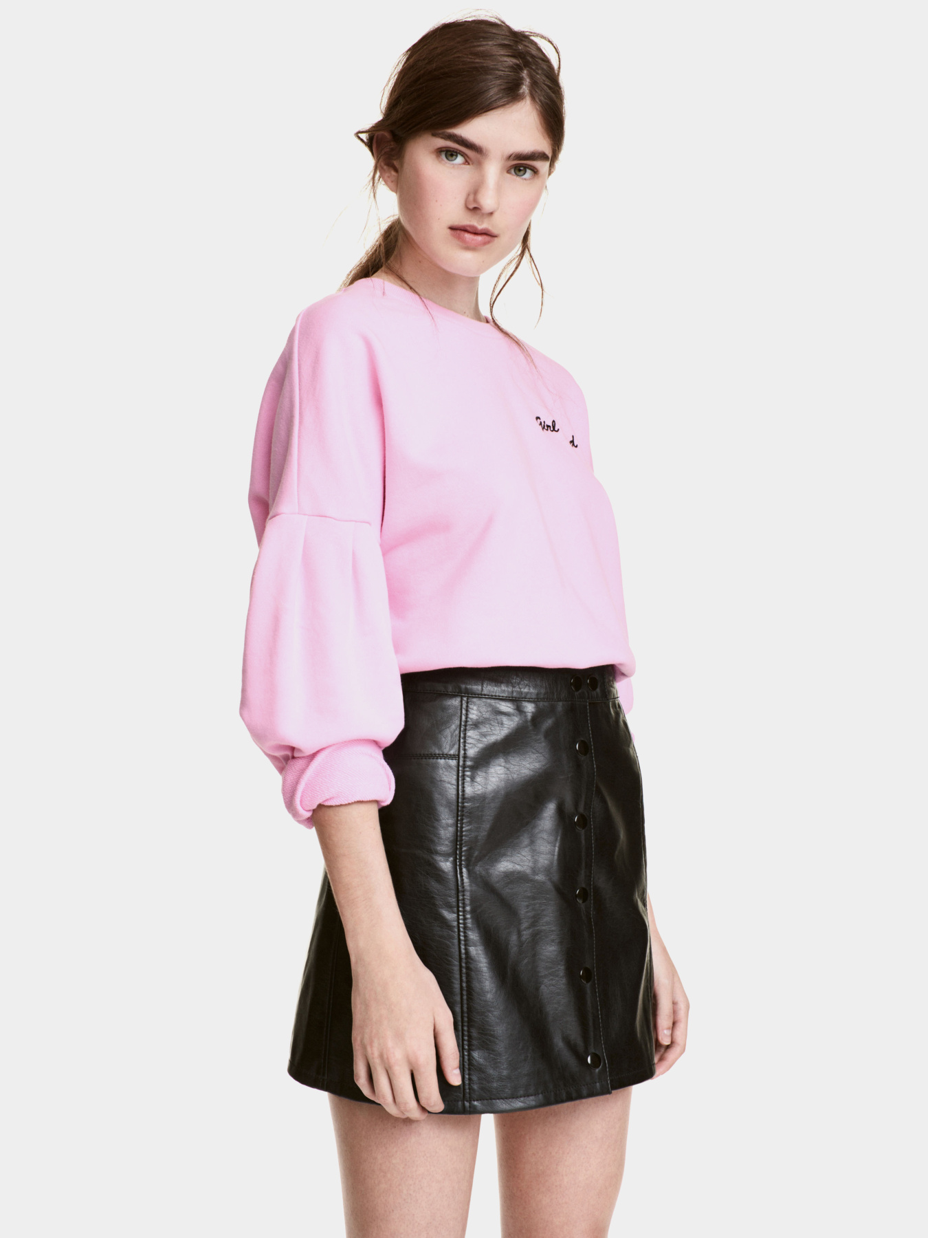 Спідниця міні H&M модель 5148656wer_Черный Фото