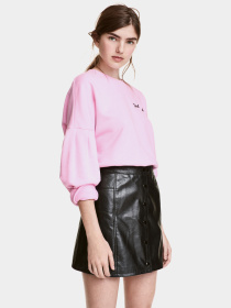 Спідниця міні H&M модель 5148656wer_Черный Фото