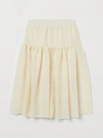 Юбка миди H&M модель 6896021wer_Айвори Фото