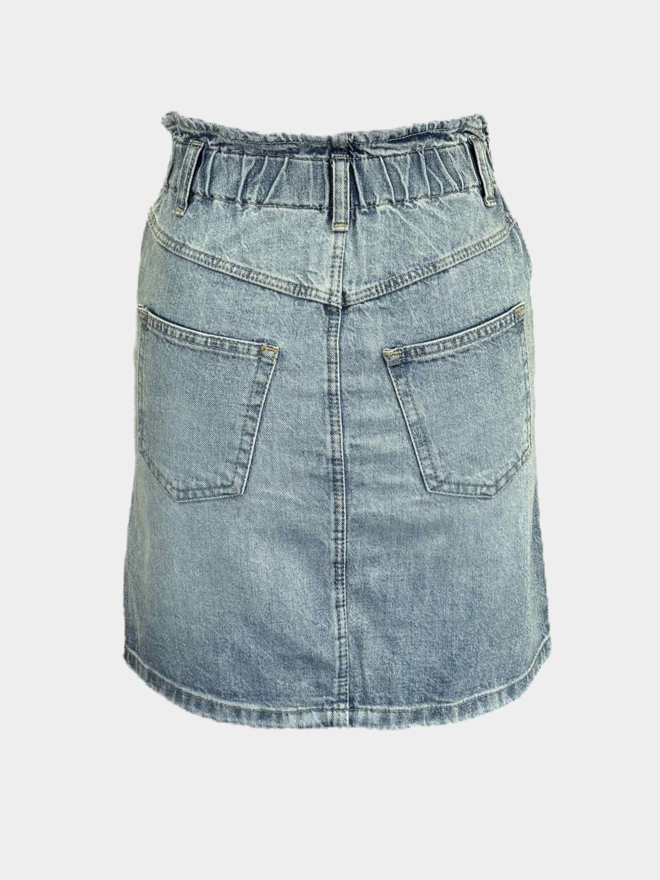 Джинсовая юбка H&M модель 9374463wer_Светло-синий Джинсовая юбка H&M модель 9374463wer_Светло-синий Фото