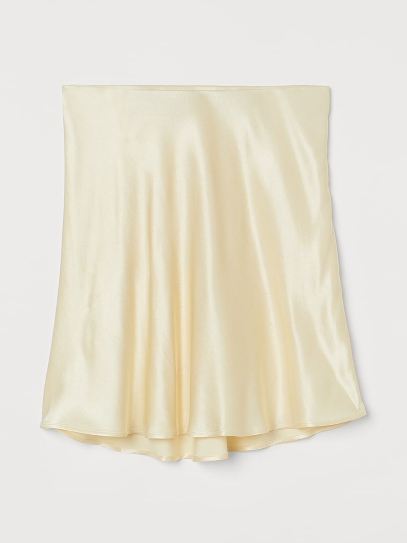 Юбка мини H&M модель 9899043wer_Светло-желтый Фото