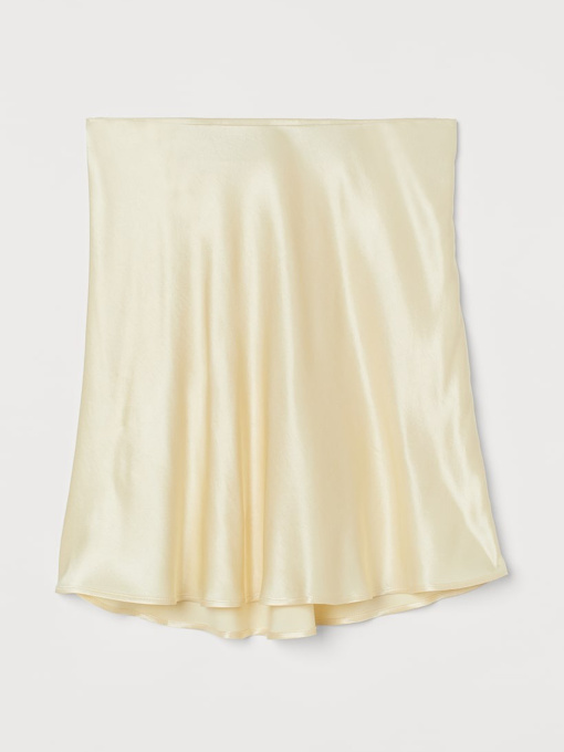Спідниця міні H&M модель 9899043wer_Светло-желтый Фото