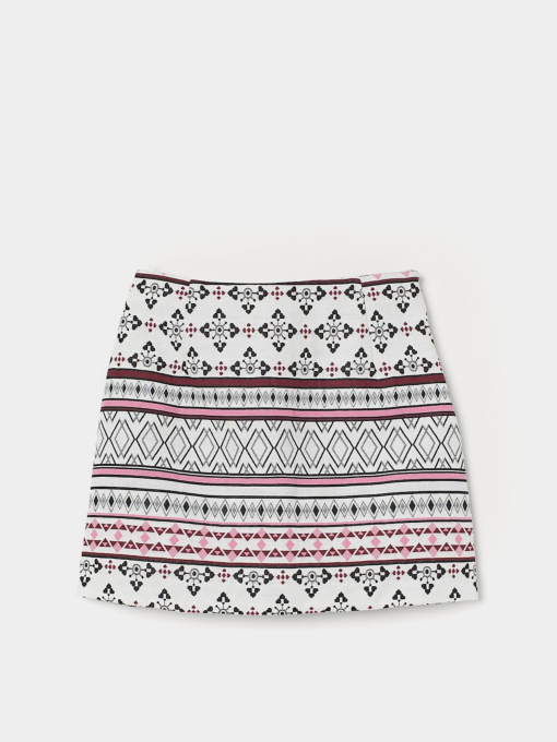 Юбка мини H&M модель 6918099wer_Комбинированный Фото