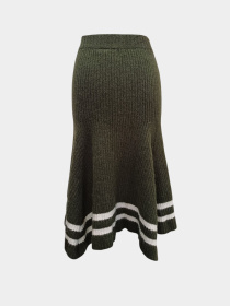 Юбка миди H&M модель 10455154wer_Хаки Фото