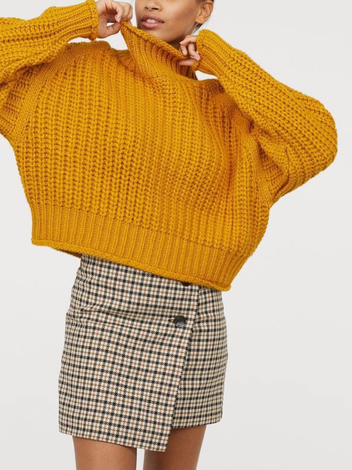 Юбка мини H&M модель 6905268wer_Комбинированный Фото