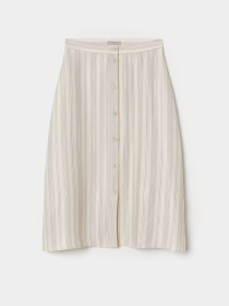 Спідниця міді H&M модель 7833309ral_Светло-бежевый Фото