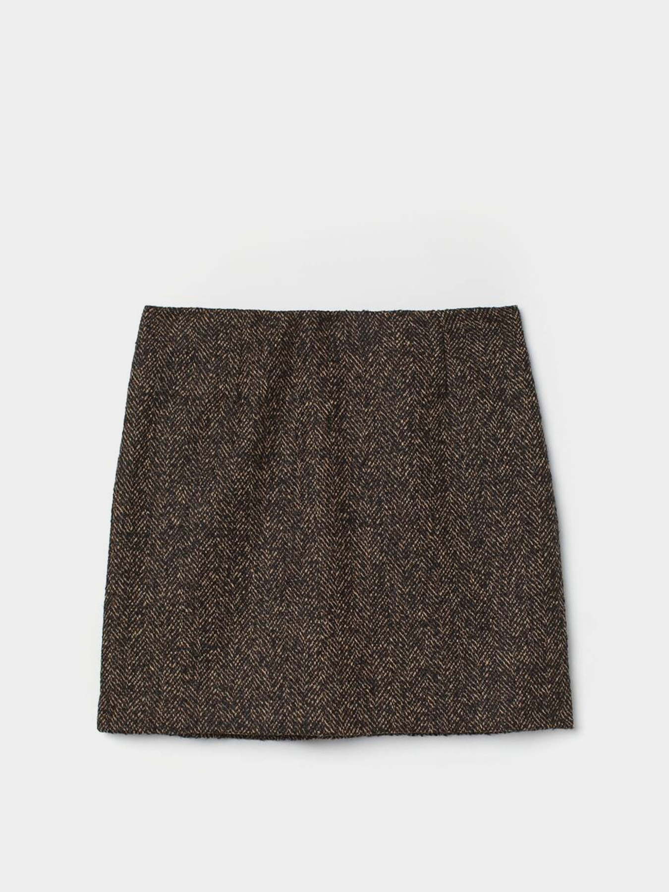 Спідниця міні H&M модель 9936394wer_Коричневый Фото