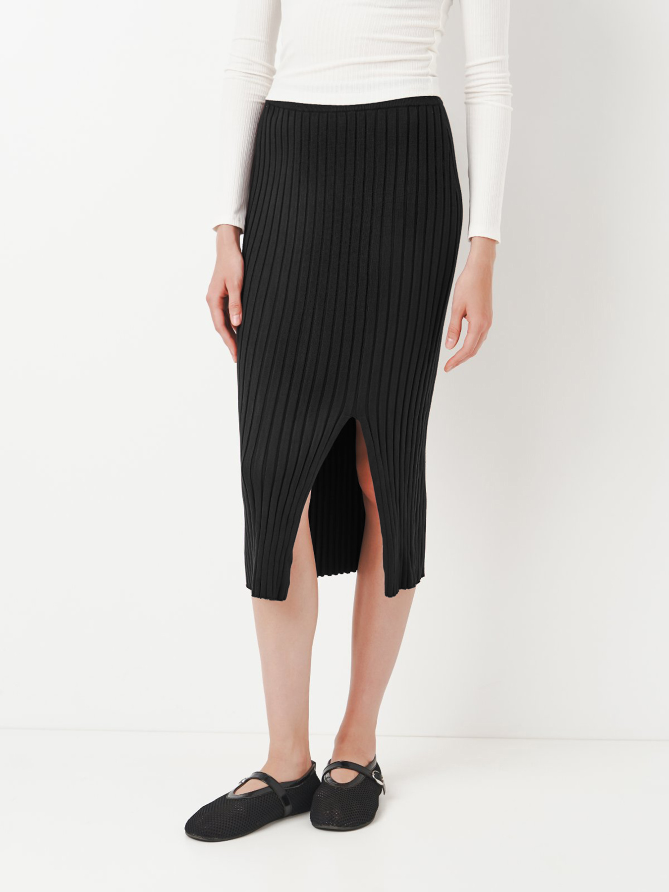 Спідниця міді Monki модель 9451665wer_Черный Фото