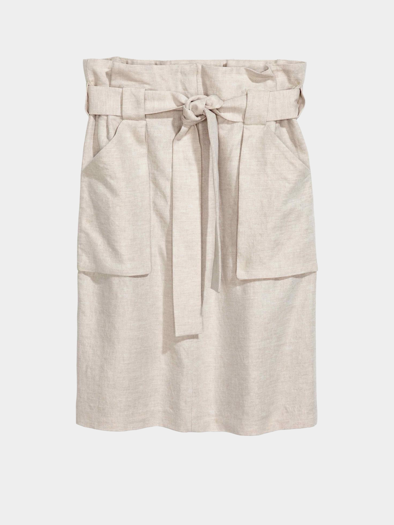 Юбка миди H&M модель 5361576wer_Светло-бежевый Фото