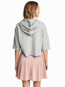 Юбка мини H&M модель 3562896wer_Пудровый Юбка мини H&M модель 3562896wer_Пудровый Фото