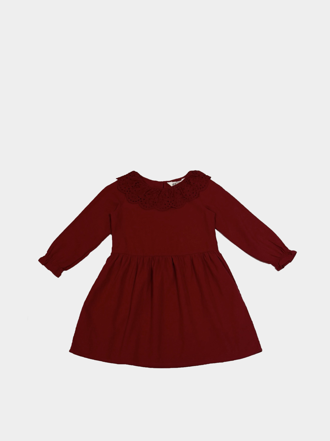 Сукня міді H&M модель 10056914kwer_Бордовый Фото