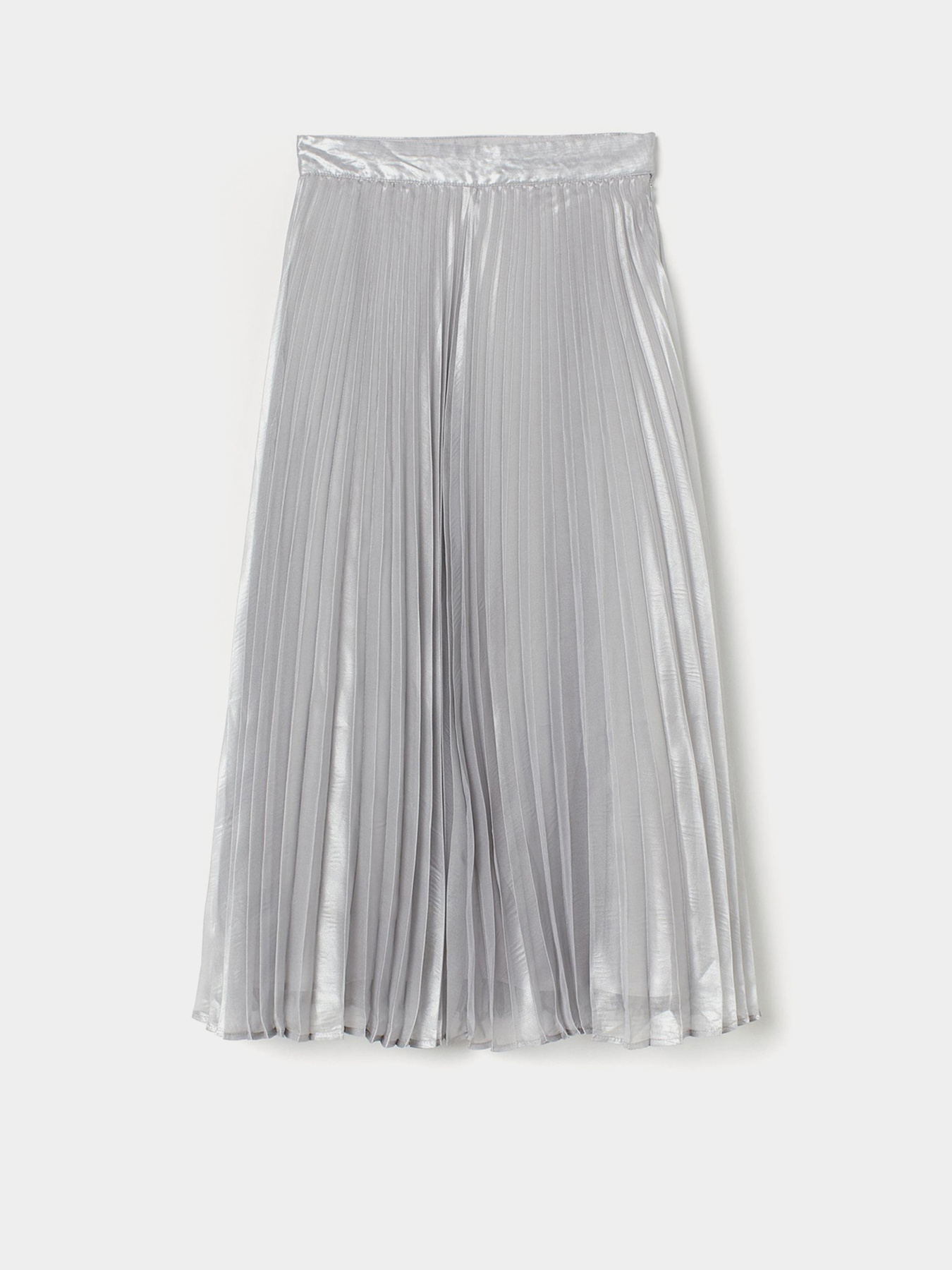 Юбка миди H&M модель 9423682wer_Серебристый Фото