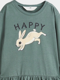 Сукня міді H&M модель 10689686kwer_Зеленый Фото