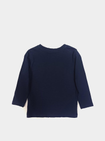 Лонгслів H&M модель 87941351kwer_Темно-синий Лонгслів H&M модель 87941351kwer_Темно-синий Фото