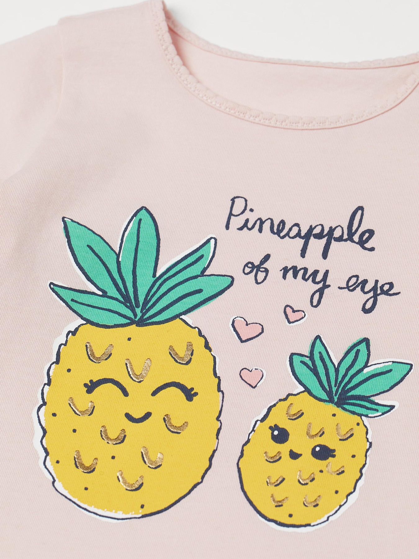 Набір футболок H&M модель 8257641kwer_Розово-желтый Фото