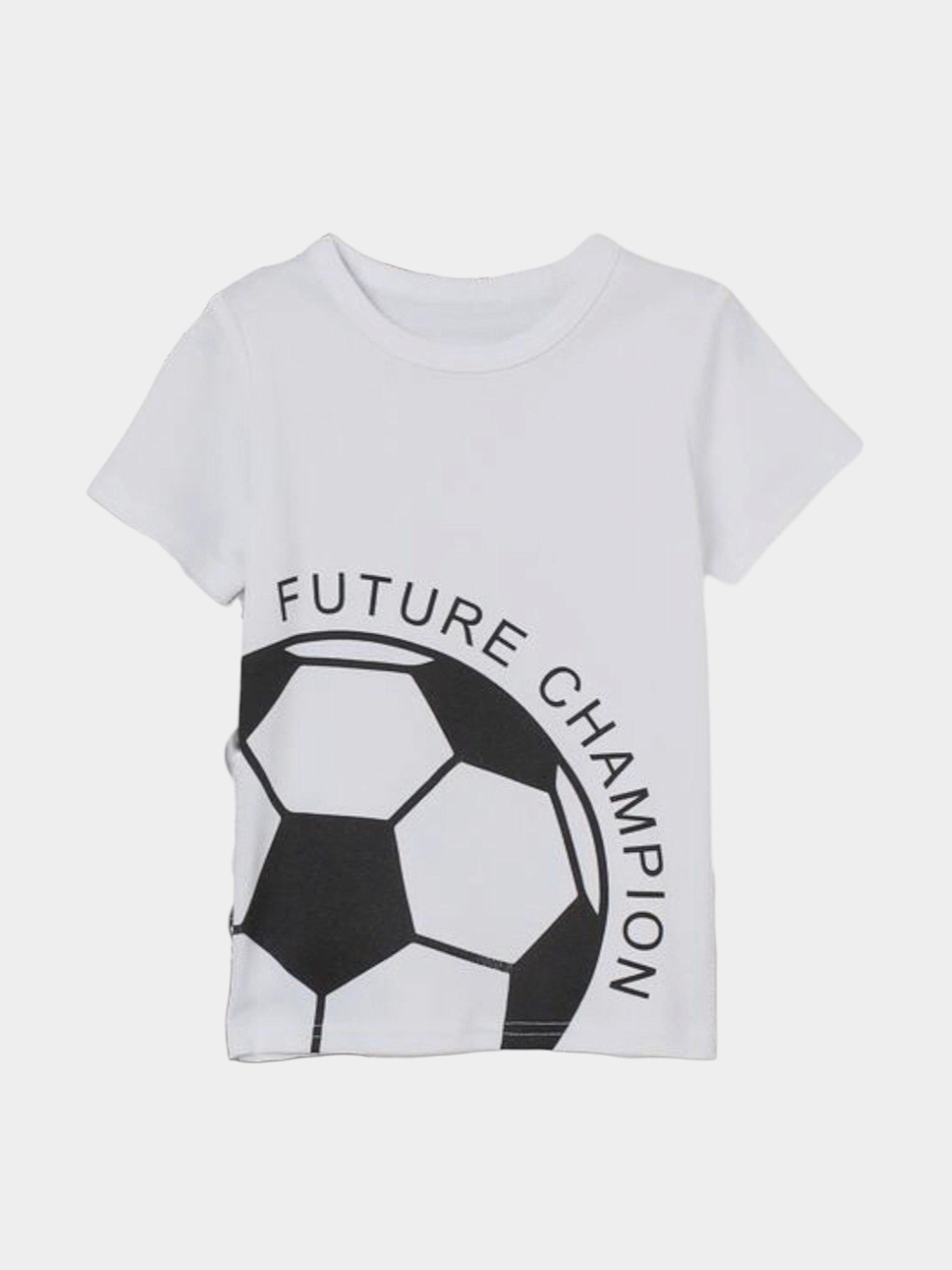 Футболка H&M модель 9570343kwer_Бело-черный Фото