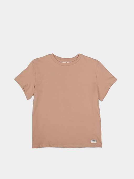 Футболка H&M модель 10320035kwer_Пудровый Фото