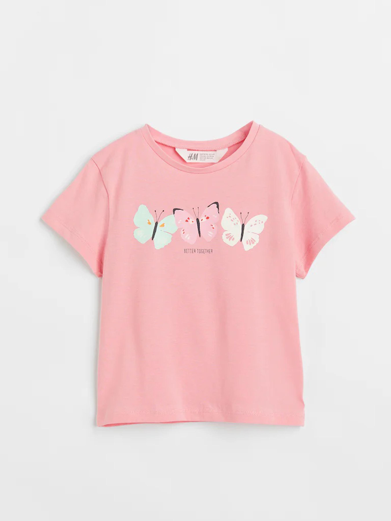 Футболка H&M модель 9301265kwer_Розовый Фото