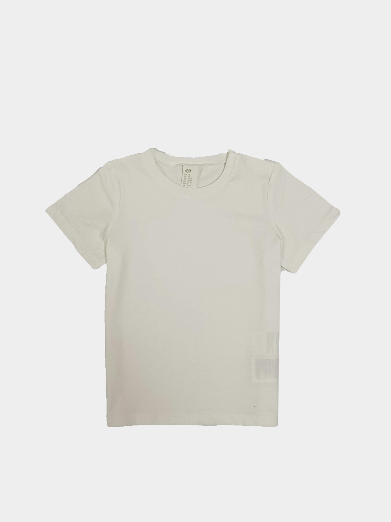 Футболка H&M модель 1133277kwer_Молочный Фото