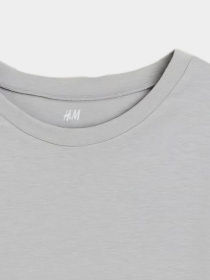 Футболка H&M модель 7491766kwer_Серый Фото