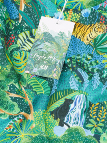 Футболка H&M модель 9536553kwer_Зеленый Фото