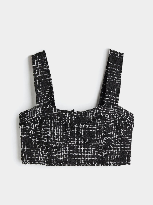 Топ H&M модель 1132380wer_Черно-белый Фото